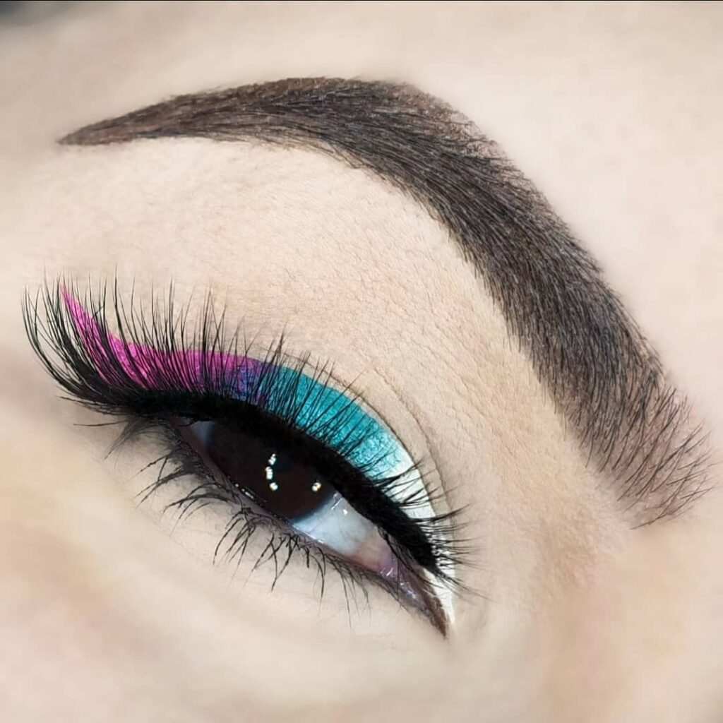 Delineado Colorido: mais de 60 inspirações pra você Delineado Colorido: mais de 60 inspirações pra você