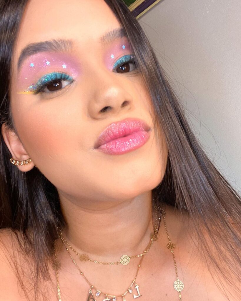 Delineado Colorido: mais de 60 inspirações pra você Delineado Colorido: mais de 60 inspirações pra você