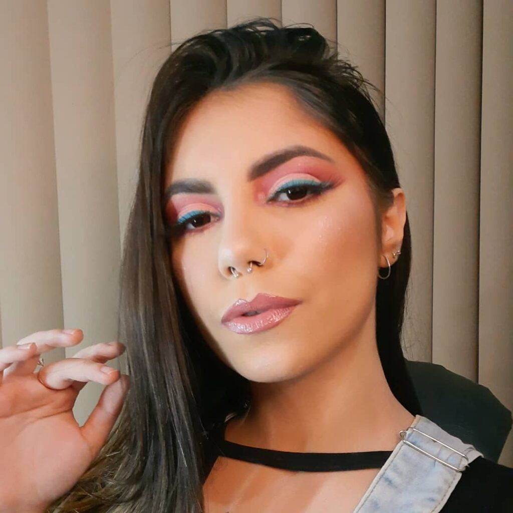 Delineado Colorido: mais de 60 inspirações pra você delineado verde