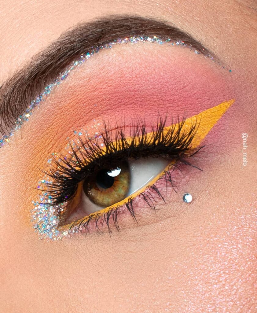 Delineado Colorido: mais de 60 inspirações pra você Delineado Colorido: mais de 60 inspirações pra você