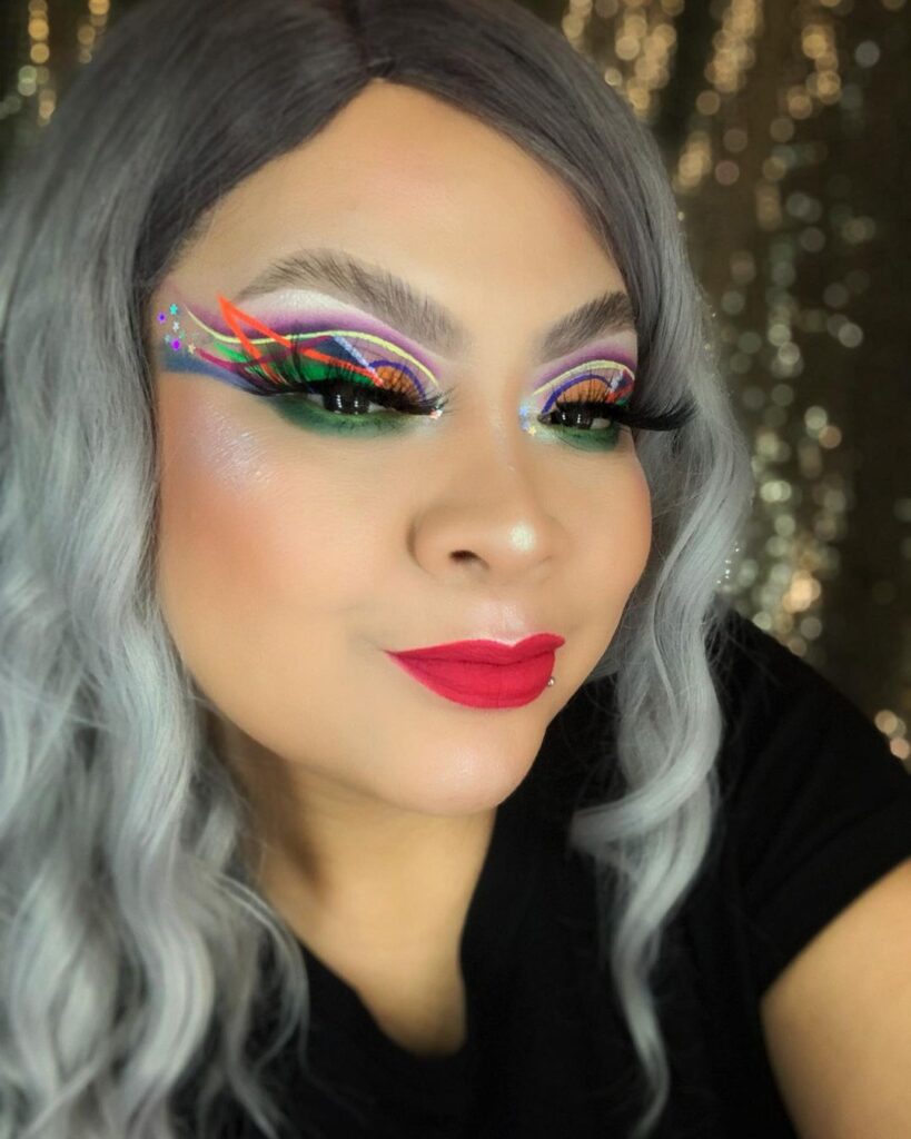 Delineado Colorido: mais de 60 inspirações pra você Delineado Colorido: mais de 60 inspirações pra você