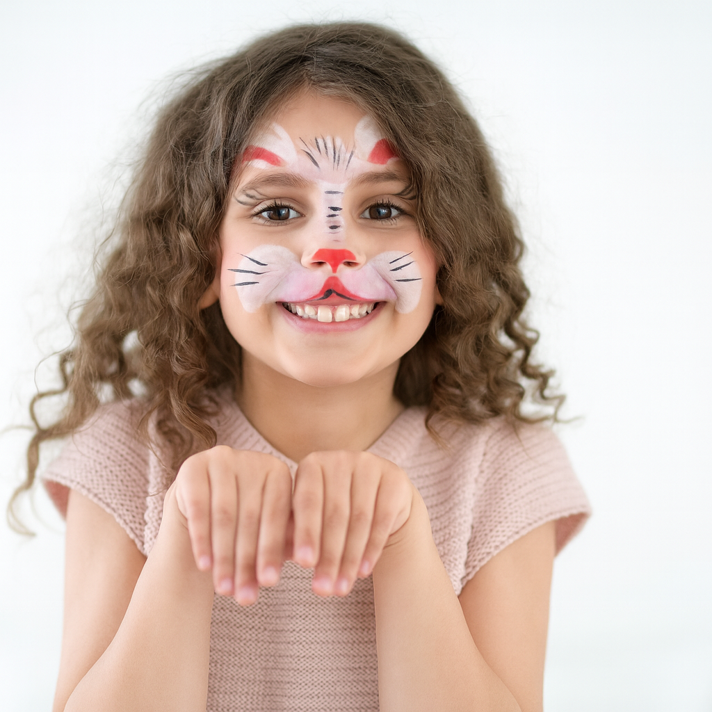 Maquiagem de Halloween simples e fácil para crianças Maquiagem de Halloween simples e fácil para crianças