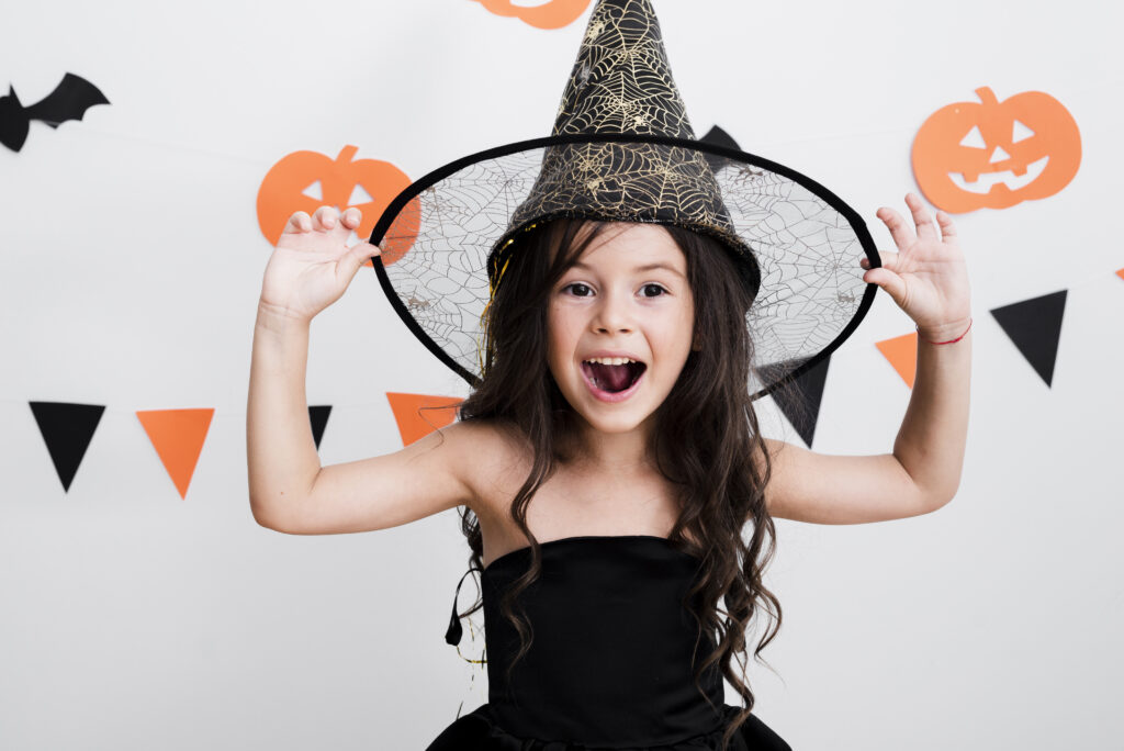 Maquiagem de Halloween simples e fácil para crianças Maquiagem de Halloween simples e fácil para crianças