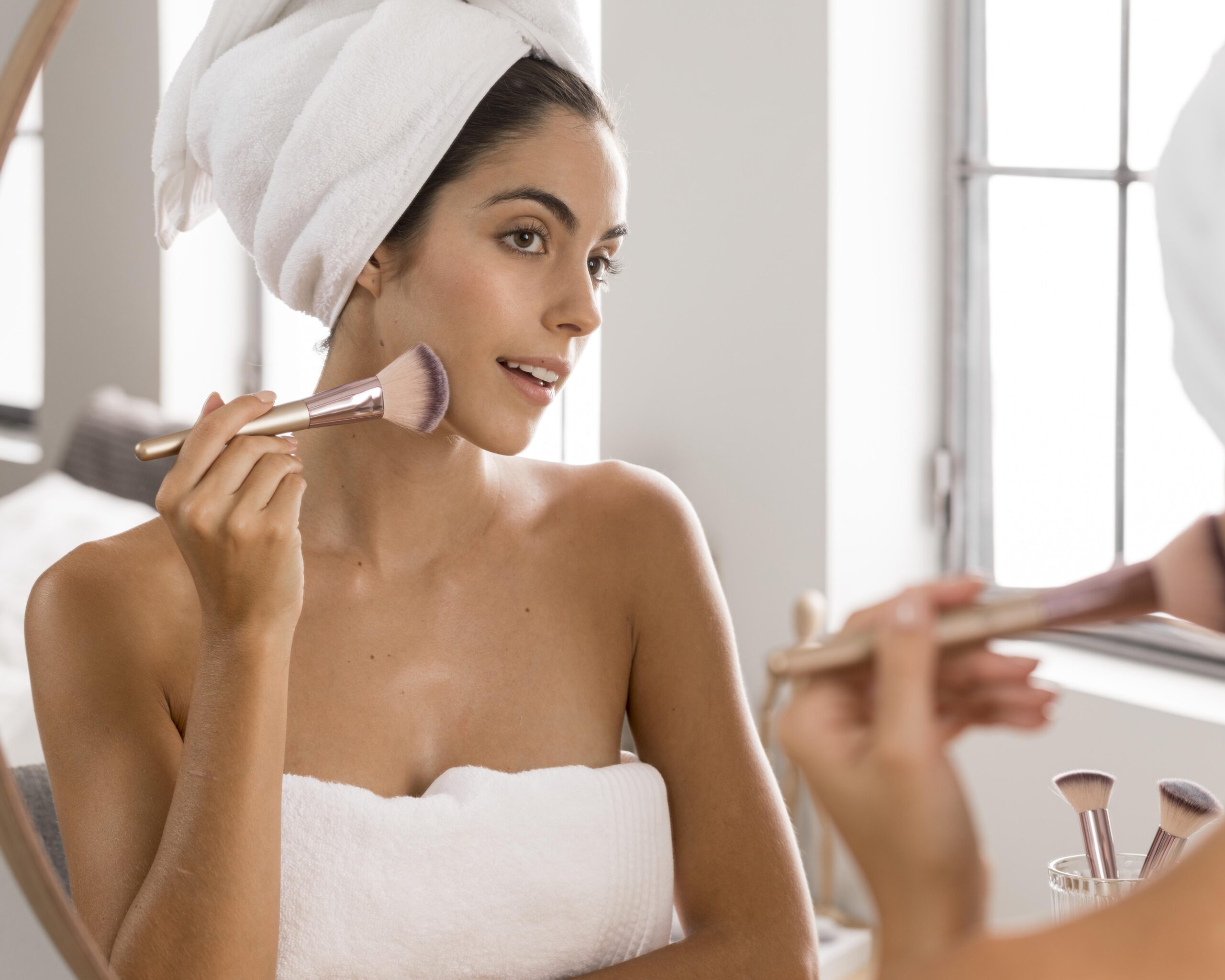 Maquiagem com skincare